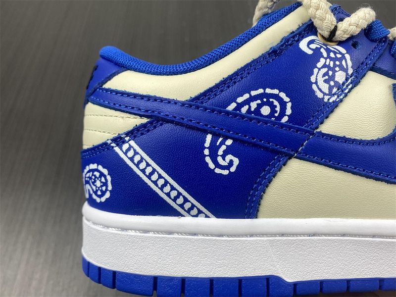 Dunk Low customize Paisley blue CW1590-001