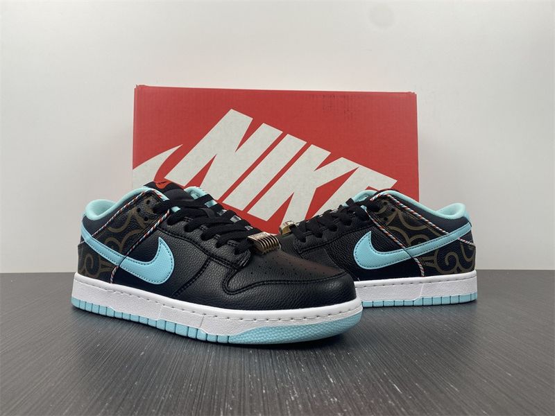Dunk Low SE Barber Shop Black  DH7614-001