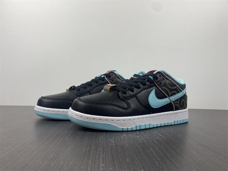 Dunk Low SE Barber Shop Black  DH7614-001