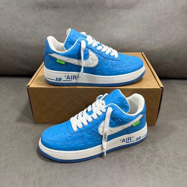 Air Force 1 X L*V light blue