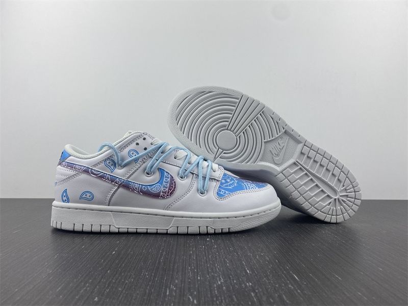 Dunk Low Triple White Customized DD1503-109
