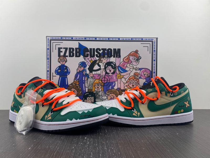 Jordan 1 Custom Green MK221112-9