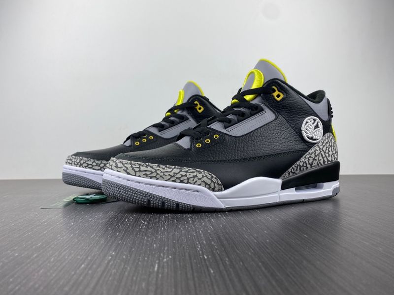 Air Jordan 3 Retro Oregon Ducks Pit Crew Black  HO11-MNJDLS-5