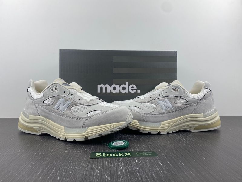 New Balance 992 White Silver  M992MD