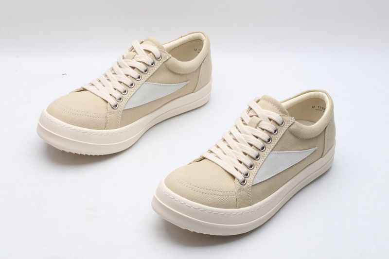 Men Women R*ick O*wens LOW Canvas Top Sneaker KK221230-1