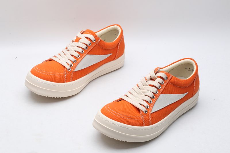 Men Women R*ick O*wens LOW Canvas Top Sneaker KK221230-2