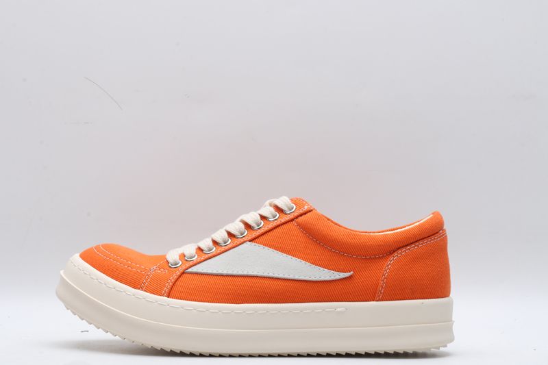 Men Women R*ick O*wens LOW Canvas Top Sneaker KK221230-2