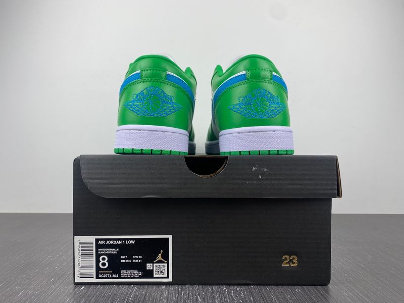 Air Jordan 1 Low Green Blue DC0774-304