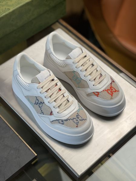 Men Women G*ucci GG Top Sneaker RR230407-3