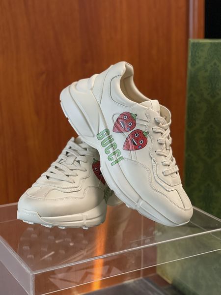 Men Women G*ucci Rhyton Top quality Sneaker RR230407-9