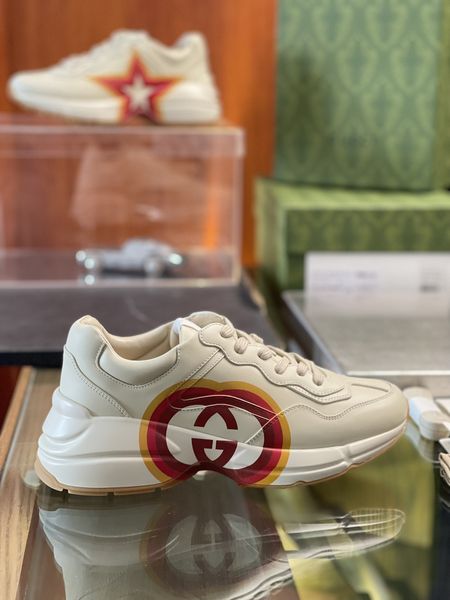 Men Women G*ucci Rhyton Top quality Sneaker RR230407-15