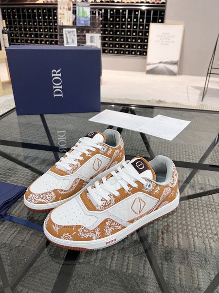 Men Women D*ior Top Sneakers B27 CP 20230531 - 4