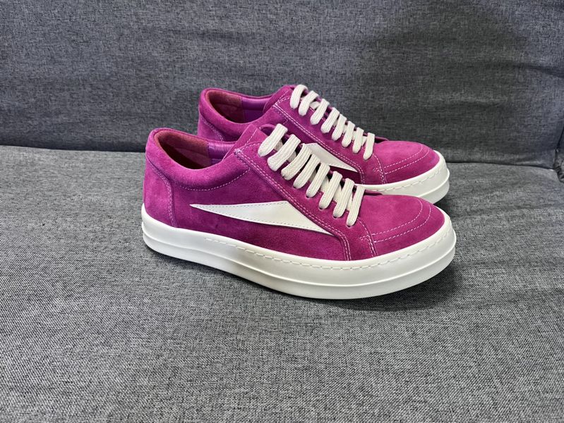 Men Women R*ick O*wens LOW Leather Top Sneaker CP 20230612-3