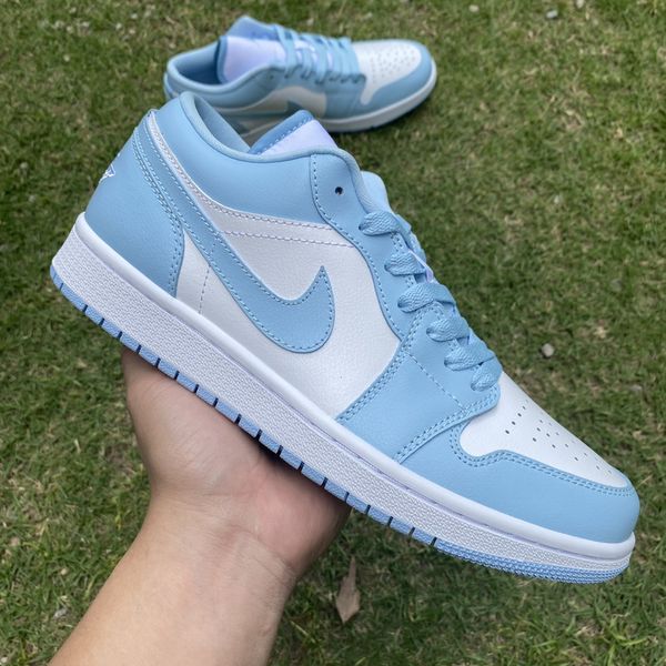 Air Jordan 1 Low White Ice Blue  DC0774-141