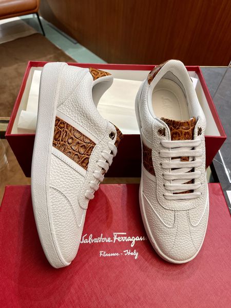 Men F*erragamo Top Sneaker Low RR20231025-16