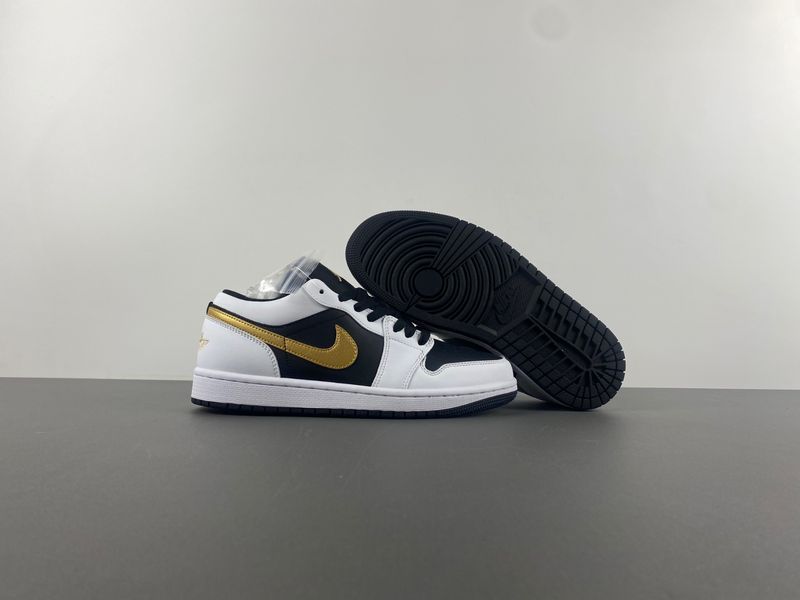 Air Jordan 1 Low White Gold Swoosh CZ0775-133