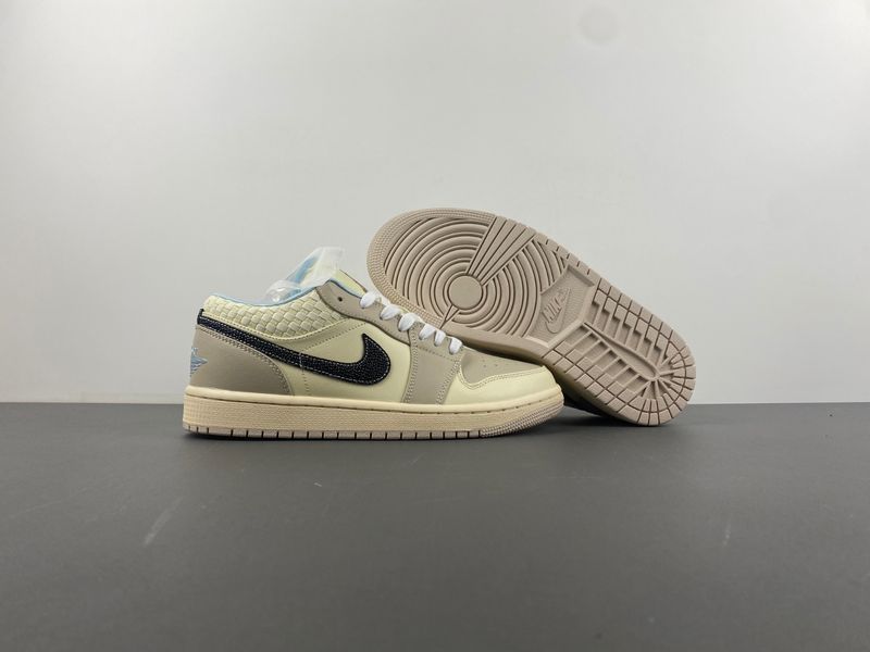 Air Jordan 1 Low SE Sanddrift Glacier Blue  HQ3440-101