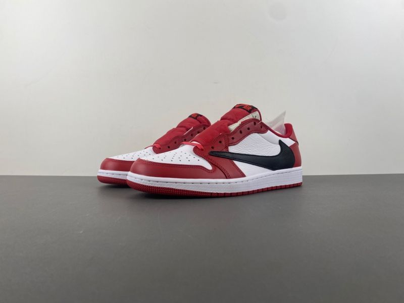 Air Jordan 1 Retro Low OG SP Travis Scott Red White DM7866-101