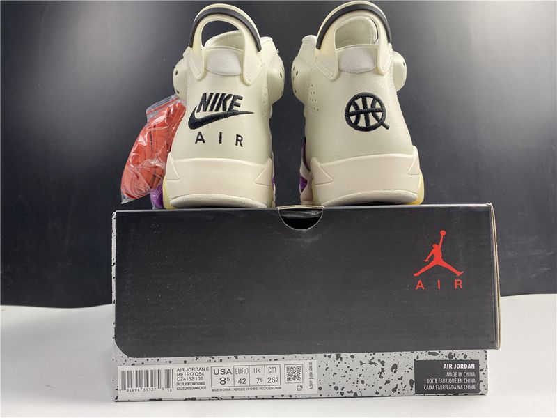 Air Jordan 6 Retro Quai 54  CZ4152-101
