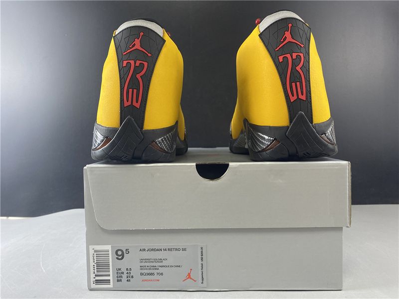 Air Jordan 14 Retro University Gold BQ3685-706