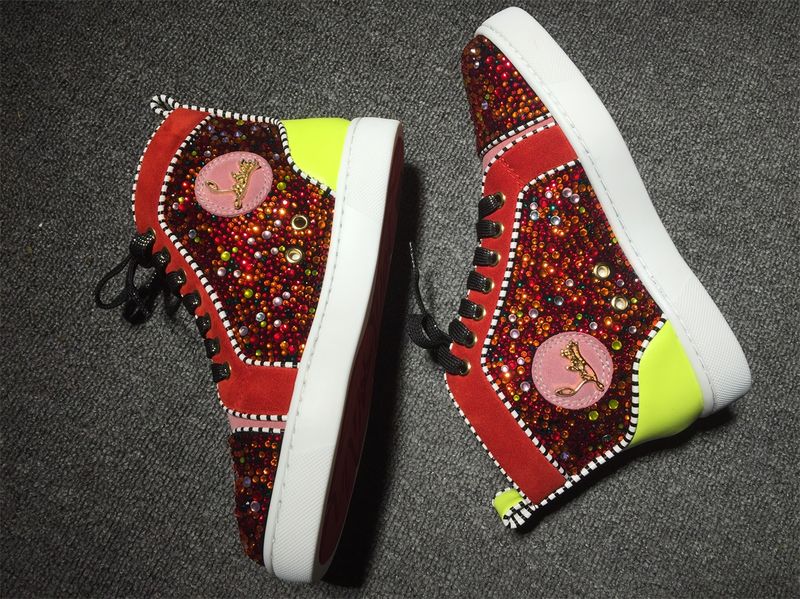 C*ristian L*uboutin Louis Rhinestone Sneaker