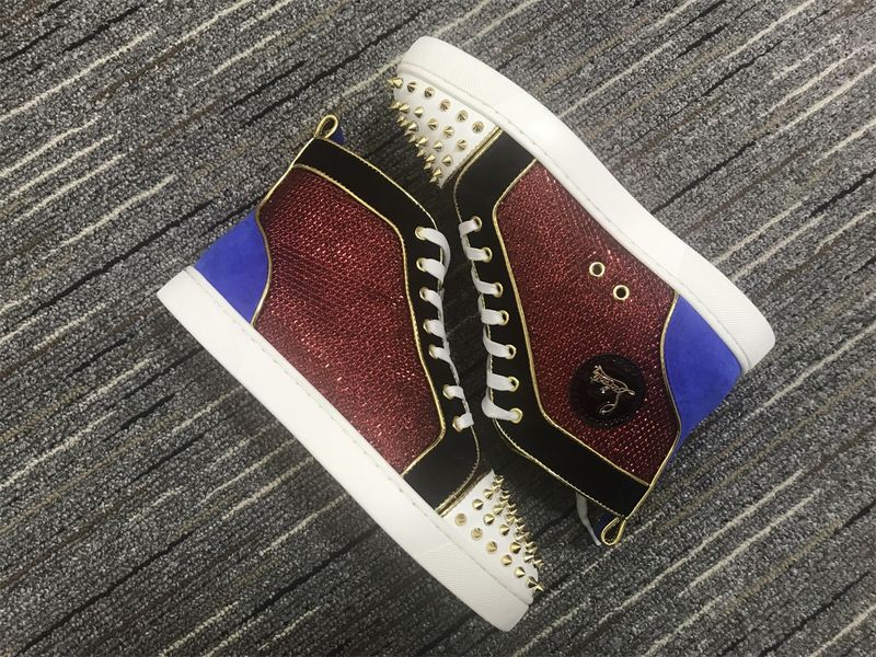 C*ristian L*uboutin Lou Spikes Sneaker