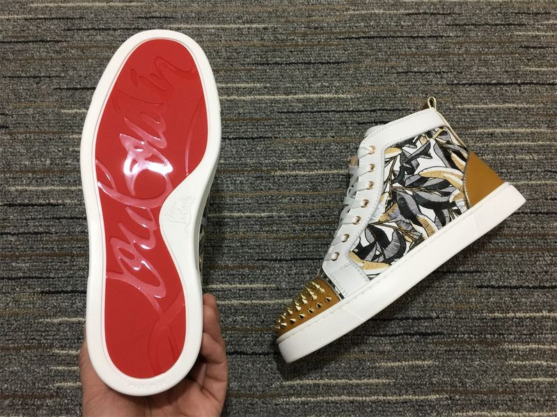 C*ristian L*uboutin Lou Spikes Sneaker