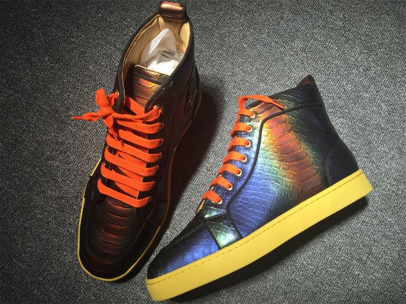 C*ristian L*uboutin Python Sneaker
