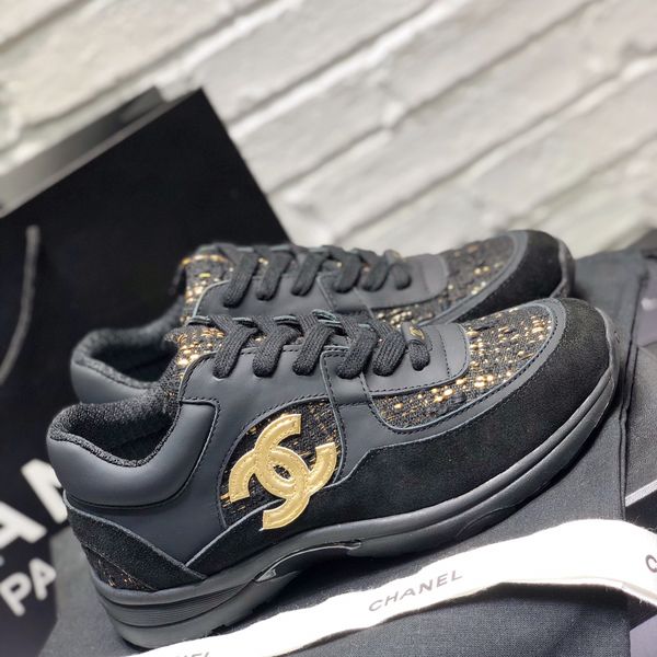 Men Women C*hanel Top Sneaker