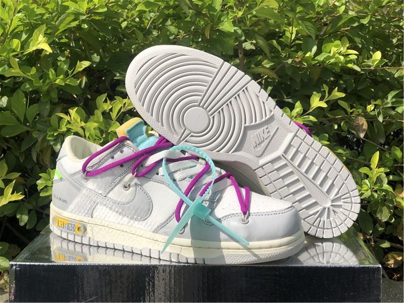 O*ff-W*hite x Nike Dunk Low DM1602-100