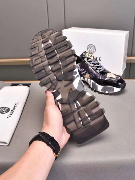 Men V*ersace Top Sneaker