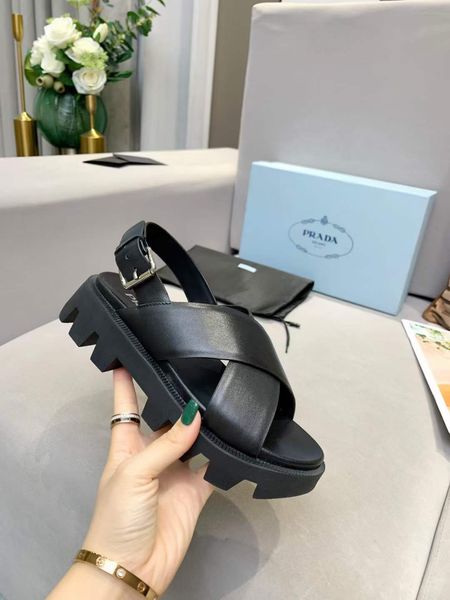 Women P*rada Top Sandals