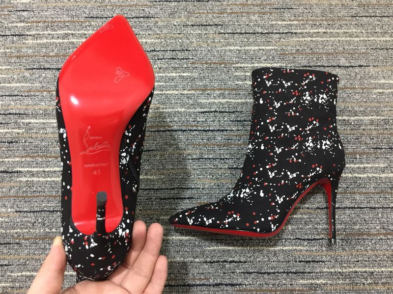 Women C*hristian L*ouboutin Top Boot