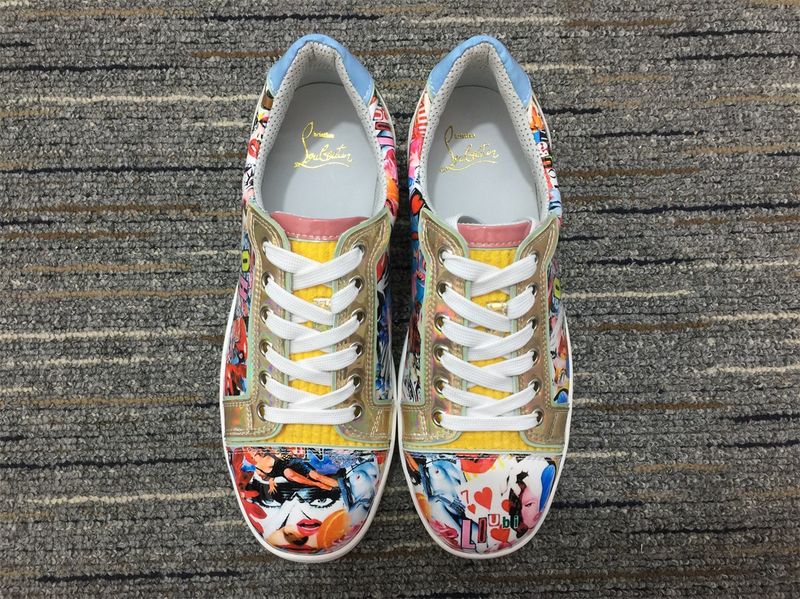Men C*hristian L*ouboutin Low Top Sneakers
