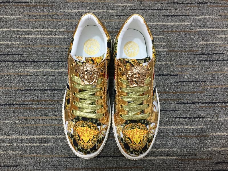 Men V*ersace Top Sneakers