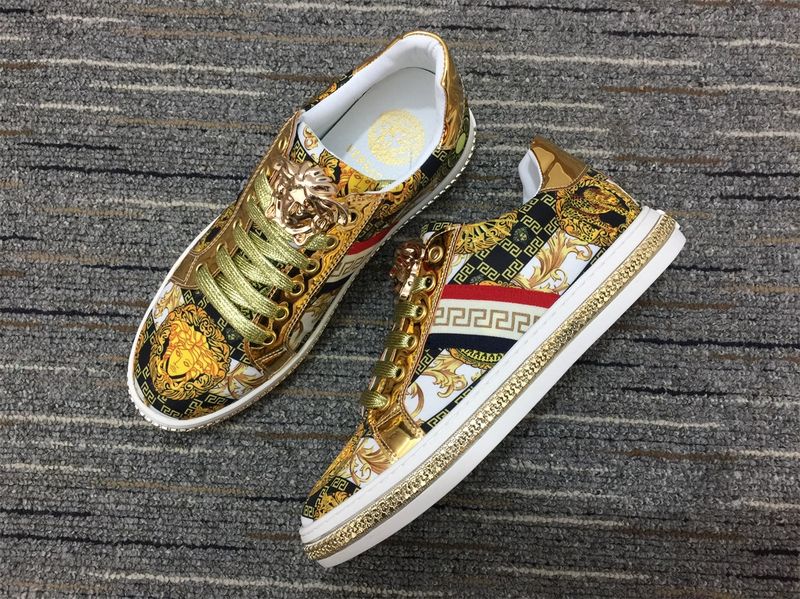 Men V*ersace Top Sneakers