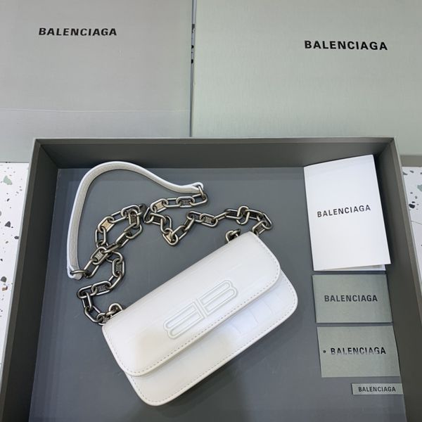 B*alenciaga Top Bag 19*5.5*10cm 2