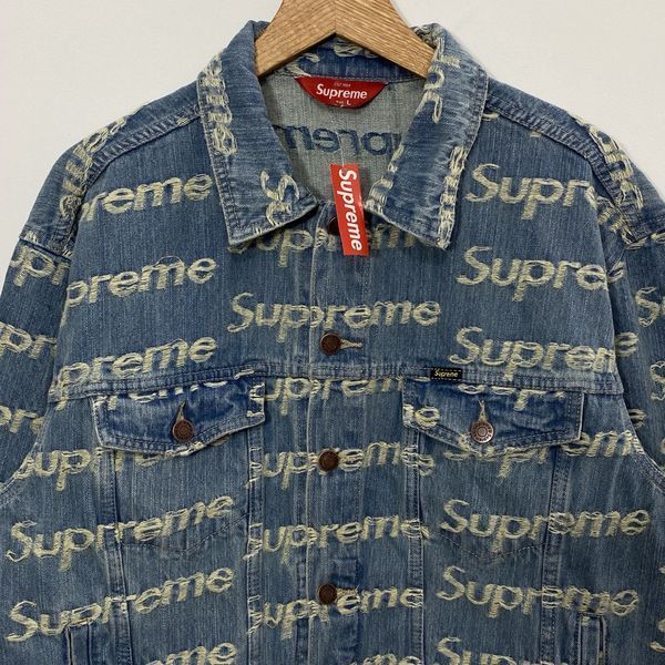 S*upreme Denim Trucker Jacket Top Quality AM 20230701-28