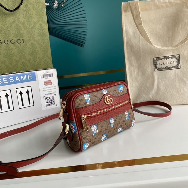 G*ucci Bag Top Quality 17.5*12*5.5cm