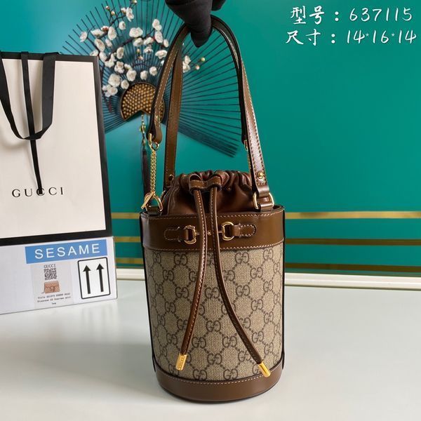 G*ucci Bag Top Quality 14*16*14cm