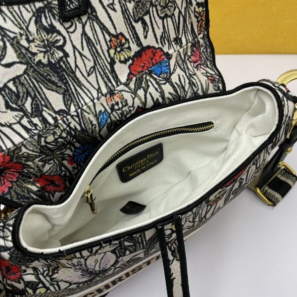 D*ior Top Bag 24*6*18cm