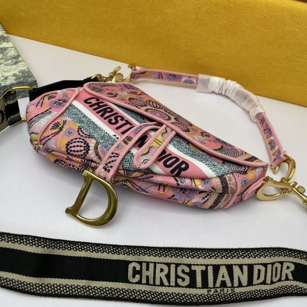D*ior Top Bag 24*6*18cm