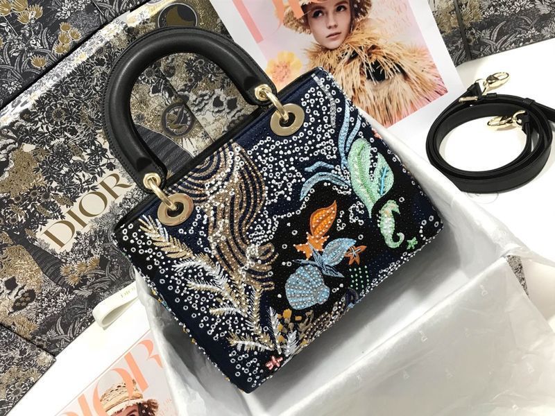 D*ior Top Bag 24*20*11cm