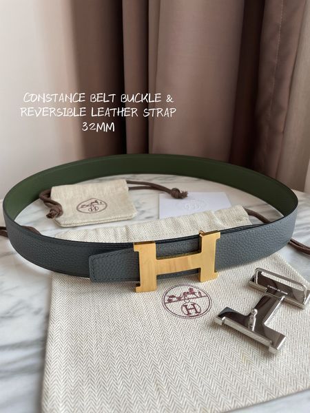 H*ermes Belts Top Quality 32mm